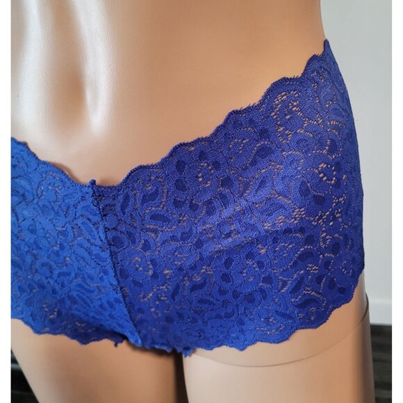 Sexy Blue-Women-Party-Babydoll-Teddy Includes Top and Shorts Small ELE-099226 - Picture 5 of 7